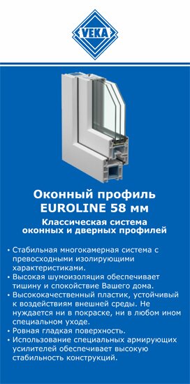 ОкнаВека-Крч EUROLINE 58